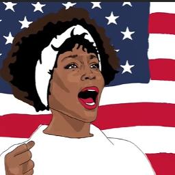 Whitney Houston - Star Spangled Banner - The by TicoWorld and ...