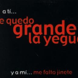 Te Quedo Grande La Yegua Song Lyrics And Music By Alicia Villarreal Arranged By Ooalvar0oo On Smule Social Singing App