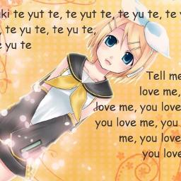 Te Yut Te Romaji Song Lyrics And Music By Kagamine Rin Arranged By Alt Sins On Smule Social Singing App