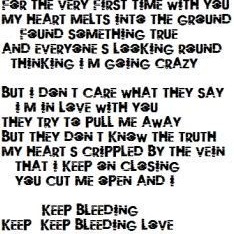 bleeding love lyrics
