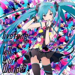 Tell Your World English Song Lyrics And Music By Kz Livetune Ft Hatsune Miku Arranged By Yozurina On Smule Social Singing App