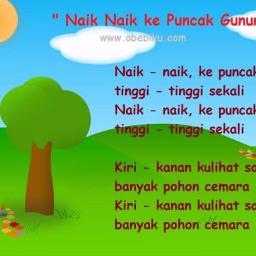 NAIK NAIK KE PUNCAK GUNUNG - Song Lyrics And Music By Anak Indo ...