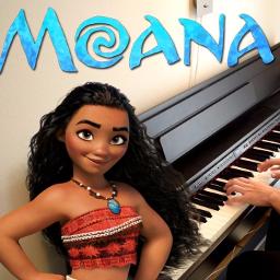 Auli'i Cravalho Disney's Moana - How Far I'll Go - How Far Ill Go PIANO ...