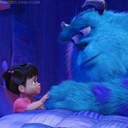 touching goodbye scene monsters inc