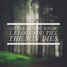 lyrics for little do you know