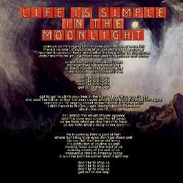 Life Is Simple in the Moonlight (A. Czajka) - Song Lyrics and Music by The  Strokes arranged by idiotech on Smule Social Singing app