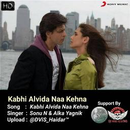 kabhi alvida naa kehna lyrics in english