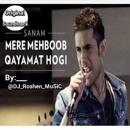 lyrics of mere mehboob qayamat hogi original