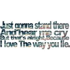 Eminem – Love the Way You Lie Lyrics