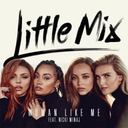 Denim jeans of Perrie Edwards in Woman Like Me (Little Mix ft